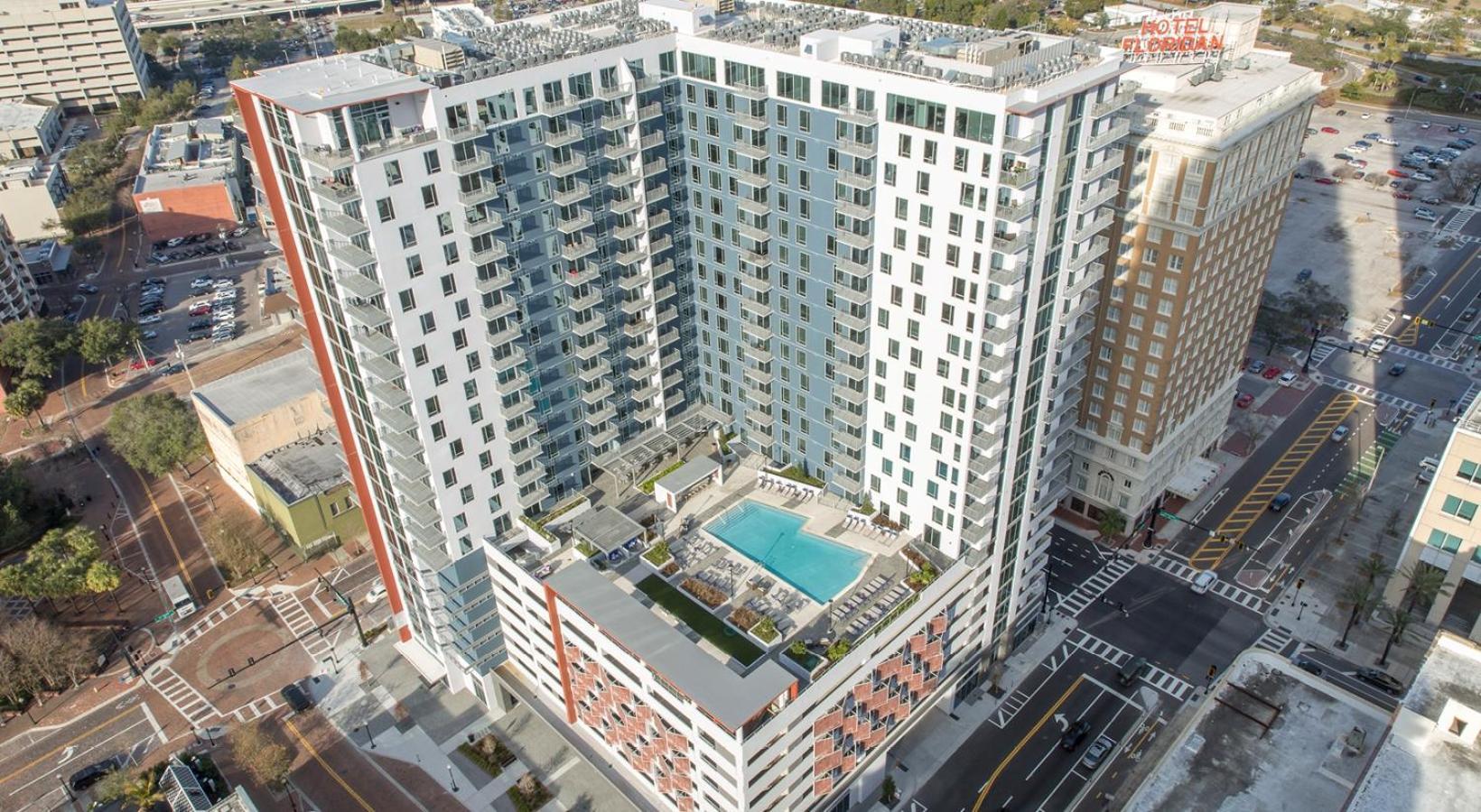 1Br Oasis In Downtown Tampa W Balcony & City Views المظهر الخارجي الصورة